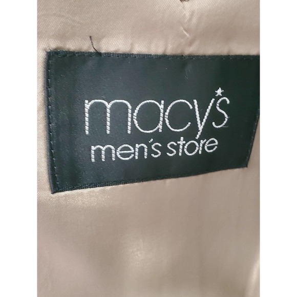 IZOD Men's Blue Polyester Single Breasted Two Buttons Fitted Jacket Blazer 42R - Picture 7 of 9